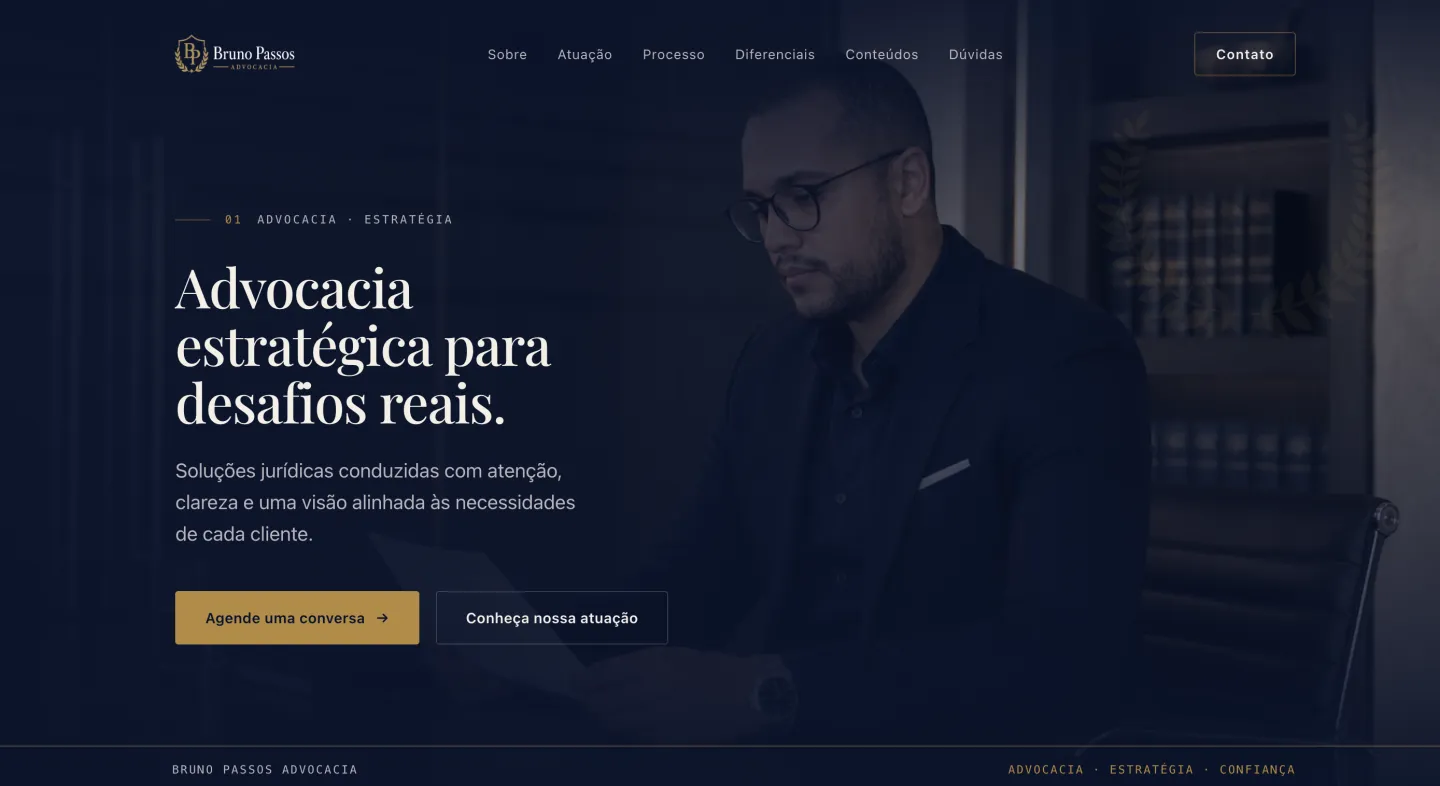 Preview do site Dr. Bruno Passos